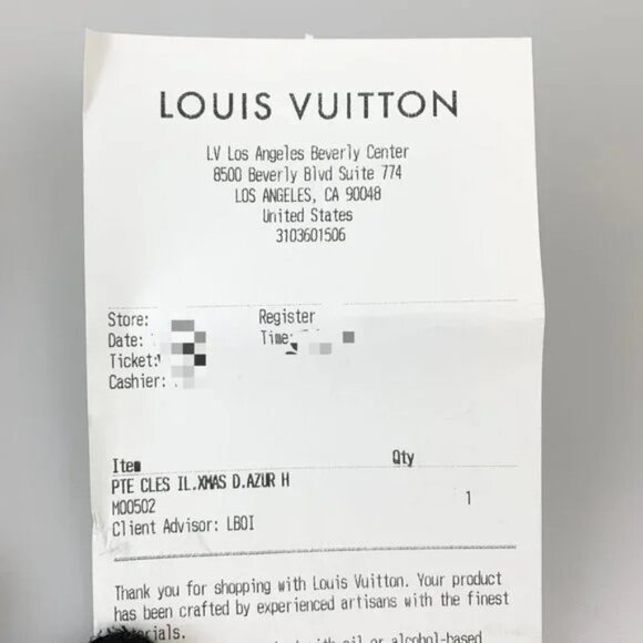 NIB Louis Vuitton Hollywood Drive Christmas bag charm and key holder - Picture 4 of 5